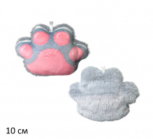 ЛАПКА-БРЕЛОК, 10 СМ, СЕР/СЕР, (ВЕЛЮР, МЕХ) купить оптом и в розницу ЛАПКА-БРЕЛОК, 10 СМ, СЕР/СЕР, (ВЕЛЮР, МЕХ) купить оптом и в розницу на базе игрушек